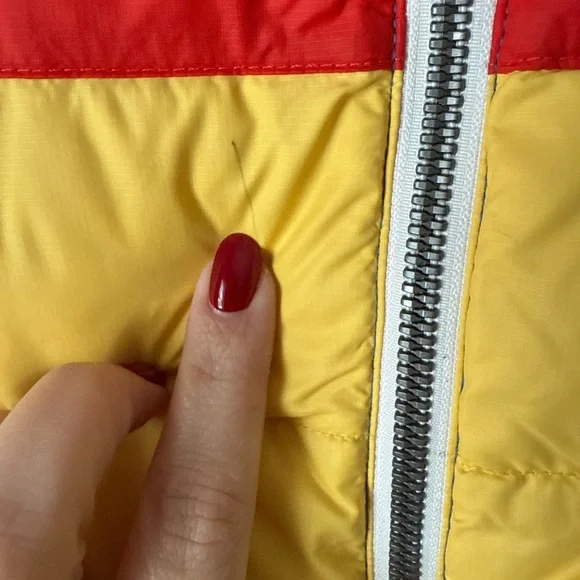 Hanna Andersson colorblock puffy vest - Picture 3 of 4